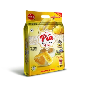 Bánh Pía Số 22 - Chay - Đậu xanh, 20% Sầu riêng 480g