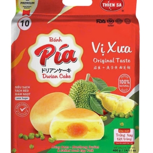 Bánh Pía Số 10 - Đậu Xanh, Sầu Riêng, Trứng - 400g/4 cái